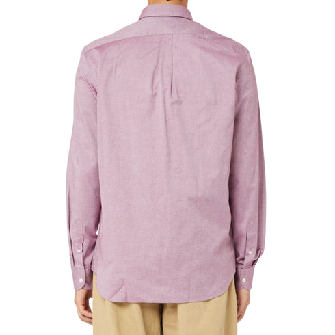 Harmont & Blaine Camicia casual Camicia Uomo in tinta unita con logo Bordeau - Francavilla Moda